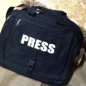 NWOT PRESS Bag w/Credential & Pad Pockets